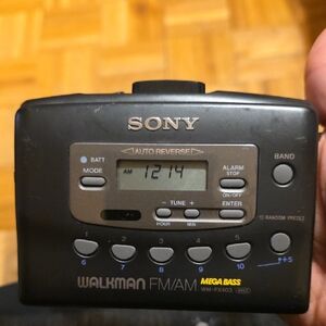 Sony Black and Gray Walkman Cassette Player